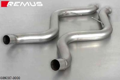 089207 0000, BMW M3 E90 Sedan / E92 Coupe / E93 Cabrio, 4.0l V8 309 kW (S65B40A), Year 2007-, Remus Connection tube for mounting of the sport exhaust L/R onto original middle silencer and RACING tube