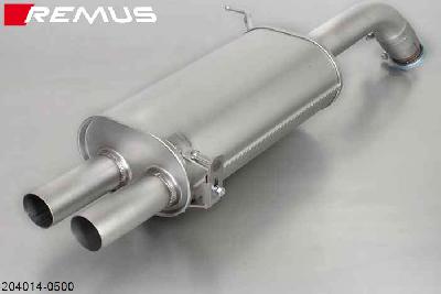 204014 0500, Ford Fiesta ST, VII, type JA8, Year 2013- , 1.6l 134 kW (JTJA), Remus Sport exhaust (without tail pipes)Original tube round 55 mm - REMUS tube round 65 mm