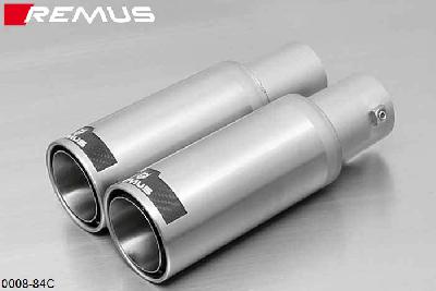 0008 84C, Ford Galaxy Facelift, type WAG, Year 2010- , 2.0l TDCi 103 kW (UFWA), Remus 2 tail pipes round 84 mm Street Race