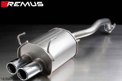 182607 0554, Ford Ka II, type RU8, Year 2009- , 1.2l Duratec 51 kW (AAAA/169A4000), Remus Sport exhaust with 2 tail pipes round 70 mm staggered