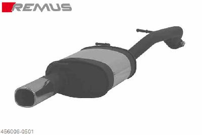 456006 0501, Mazda 5, Year 2006- , 2.0l CD 81 kW, Remus Sport exhaust with 1 tail pipe 92x78 mm