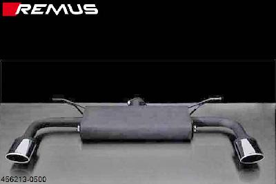 456213 0500, Mazda 6 Sedan and Sport Combi, type GJ, Year 2013- , 2.2l CD 110 kW (SH), 2.2l CD 129 kW (SH), Remus Sport exhaust centered for L/R system (without tail pipes)