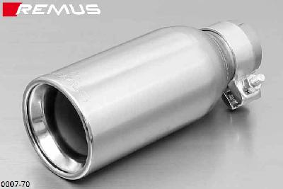 0007 70, Opel Astra H Twin Top, Year 2006- , 1.6l 77 kW (Z16XEP), 1.6l 85 kW (Z16XER), 1.8l 103 kW (Z18XER), Remus 1 tail pipe round 102 mm