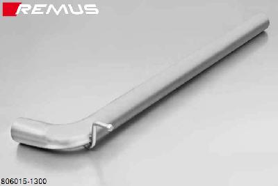 806015 1300, Skoda Octavia III RS/vRS Sedan and Station Wagon, type 5E, Year 2013- , 2.0l TSI 162/169 kW, Remus RACING cat-back section, replaces front silencer, without homologationREMUS tube round 70 mm
