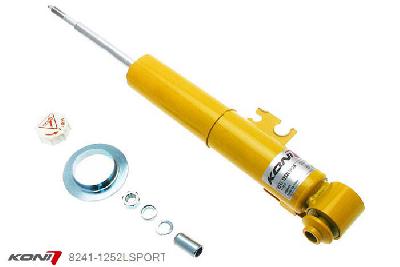 8241-1252LSPORT, Koni Sport schokdemper Achteras links, Mini Clubman One, 2007-2013, incl. JCW (R55), Demping instelbaar  d.m.v. stelknop, Standaard lengte , verlaging tot max. -40mm
