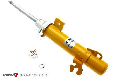 8741-1512LSPORT, Koni Sport schokdemper Vooras links, Mini Coupe Cooper (S, SD), 2011-2015, incl. JCW (R58), Demping instelbaar  d.m.v. stelknop, Standaard lengte , verlaging tot max. -40mm
