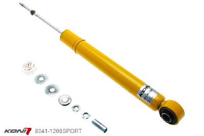 8041-1208SPORT, Koni Sport schokdemper Achteras, Mitsubishi Eclipse Coupe en Spyder (D32), 1995-1999, Demping instelbaar  d.m.v. stelknop, Standaard lengte , verlaging tot max. -40mm