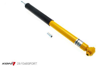 26-1248SPORT, Koni Sport schokdemper Achteras, Nissan Coupe 300 ZX en Fairlady, incl. Turbo (Z31), 1984-1989, Demping instelbaar, alleen voor montage (in uitgebouwde toestand), Standaard lengte , verlaging tot max. -40mm