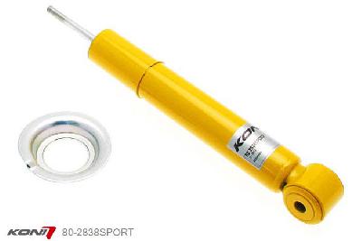 80-2838SPORT, Koni Sport schokdemper Achteras, Nissan Sedan (N16) made in Japan, 2000-02/2001, Demping instelbaar, alleen voor montage (in uitgebouwde toestand), Standaard lengte , verlaging tot max. -40mm