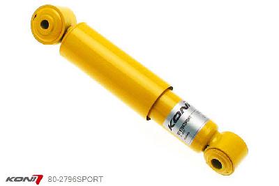 80-2796SPORT, Koni Sport schokdemper Achteras, Opel Astra G Coupe, 03/2000-2004, 1.8-16V, 2.0-16V T, 2.2-16V, 2.2DTI, Demping instelbaar, alleen voor montage (in uitgebouwde toestand), Standaard lengte , verlaging tot max. -40mm
