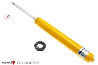 8610-1263SPORT, Koni Sport schokdemper Vooras, Opel incl. 16V, V6, Turbo 4WD, 1990-1998, Demping instelbaar  d.m.v. stelknop, Standaard lengte , verlaging tot max. -40mm