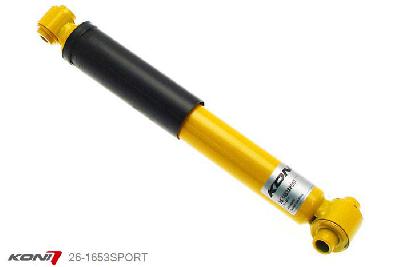 26-1653SPORT, Koni Sport schokdemper Achteras, Peugeot 206 en, 2006-2013, Demping instelbaar, alleen voor montage (in uitgebouwde toestand), Standaard lengte , verlaging tot max. -40mm