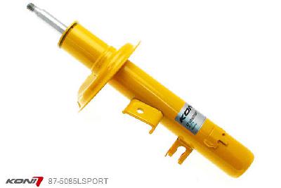 87-5085LSPORT, Koni Sport schokdemper Vooras links, Peugeot 309 GTi (incl. -16V), 1987-1993, Demping instelbaar, alleen voor montage (in uitgebouwde toestand), Standaard lengte , verlaging tot max. -40mm