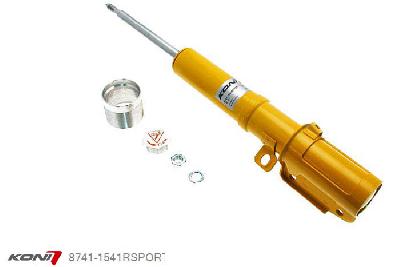 8741-1541RSPORT, Koni Sport schokdemper Vooras rechts, Porsche 911 (964) Carrera 2 en 4 Coupe, Targa en Convertible, 01/1991-09/1993, Demping instelbaar  d.m.v. stelknop, Standaard lengte , verlaging tot max. -40mm