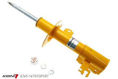 8741-1479RSPORT, Koni Sport schokdemper Vooras, Saab 9-3 Cabriolet, 08/2003-2007, Demping instelbaar  d.m.v. stelknop, Standaard lengte , verlaging tot max. -40mm