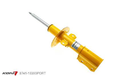 8741-1539SPORT, Koni Sport schokdemper Vooras, Saab 9-3 Sport Estate, incl. Aero, 2008-2011, excl. 4WD, Demping instelbaar  d.m.v. stelknop, Standaard lengte , verlaging tot max. -40mm