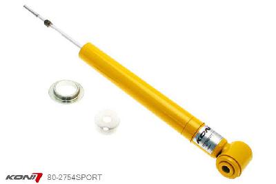 80-2754SPORT, Koni Sport schokdemper Achteras, Saab 9-5 Estate, incl. 3.0-V6 en Aero, 1997-08/2001, excl. niveauregeling, Demping instelbaar, alleen voor montage (in uitgebouwde toestand), Standaard lengte , verlaging tot max. -40mm
