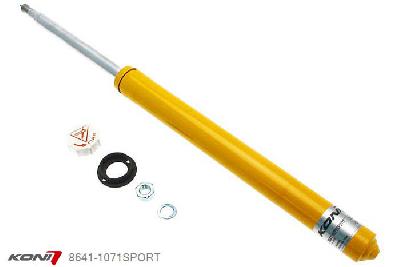 8641-1071SPORT, Koni Sport schokdemper Vooras, Toyota MR2 en Silver 1.6 TC 16 (AW11), 08/1986-1989, Achter: met M48x1,5 moer, Demping instelbaar  d.m.v. stelknop, Standaard lengte , verlaging tot max. -40mm