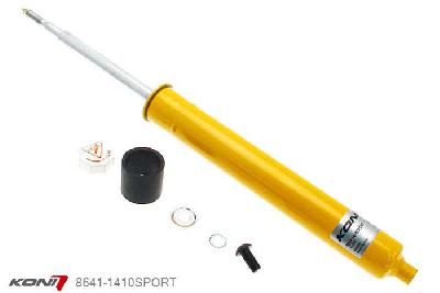 8641-1410SPORT, Koni Sport schokdemper Vooras, Volvo excl. 4WD, Cross Country 4WD, T5-R, V70-R, 2000-2006, excl. niveauregeling - Voor: alleen voor originele veerpoten, Demping instelbaar  d.m.v. stelknop, Standaard lengte , verlaging tot max. -40mm