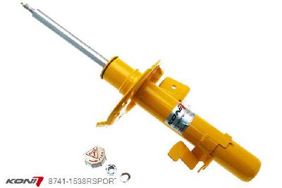 8741-1538RSPORT, Koni Sport schokdemper Vooras rechts, Volvo III, incl. R-Design, excl. Four-C, 03/2007-2014, incl. AWD, excl. niveauregeling, Demping instelbaar  d.m.v. stelknop, Standaard lengte , verlaging tot max. -40mm