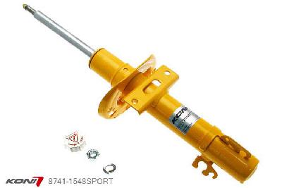 8741-1548SPORT, Koni Sport schokdemper Vooras, VW 6R GTI, 2009-2015, Demping instelbaar  d.m.v. stelknop, Standaard lengte , verlaging tot max. -40mm