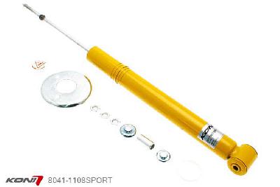8041-1108SPORT, Koni Sport schokdemper Achteras, VW Corrado VR6, 1991-1995, Demping instelbaar  d.m.v. stelknop, Standaard lengte , verlaging tot max. -40mm