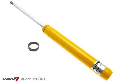 86-1919SPORT, Koni Sport schokdemper Vooras, VW Scirocco 1 en 2, (53 en 53B), 1974-1992, incl. GTX-16V, Demping instelbaar, alleen voor montage (in uitgebouwde toestand), Standaard lengte , verlaging tot max. -40mm
