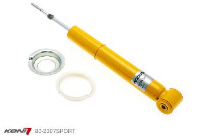 80-2307SPORT, Koni Sport schokdemper Achteras, VW Scirocco 1 en 2, (53 en 53B), 1974-1992, incl. GTX-16V, Demping instelbaar, alleen voor montage (in uitgebouwde toestand), Standaard lengte , verlaging tot max. -40mm