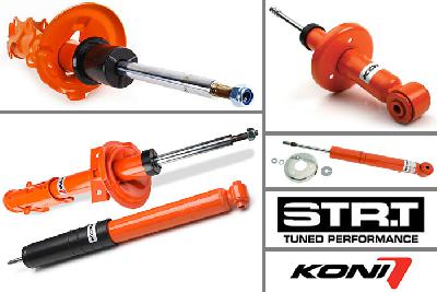 8750-1005, Koni STR.T schokdemper Vooras, VW Variant 2007-2009, Voor: alleen voor 55mm diameter veerpoten, , Standaard lengte , verlaging tot max. -40mm