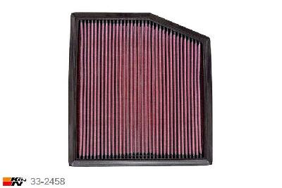 33-2458 K&N Luchtfilter, BMW 135i 3.0 N55 motor, 2010-2014