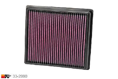 33-2990 K&N Luchtfilter, BMW 325 d GT 2.0, 2013-2015