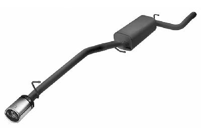 Ulter Sport, Einddemper, Staal, Enkel Ovaal 120x80mm, Ford, FOCUS II, 1.4 16V 59kW, 1.6 16V 74/85kW, 1.8 16V 92kW, 2.0 16V 107kW, 1.8 TDCi 85 kW, 2005-, HATCHBACK, Past op originele middendemper/katalysator