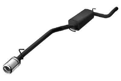 Ulter Sport, Einddemper, Staal, Enkel Rond 80mm, Ford, FOCUS II, 1.4 16V 59kW, 1.6 16V 74/85kW, 1.8 16V 92kW, 2.0 16V 107kW, 1.8 TDCi 85 kW, 2005-, SEDAN, Past op originele middendemper/katalysator
