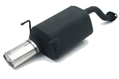 Ulter Sport, Einddemper, Staal, Enkel Ovaal 95x65mm, Honda, CIVIC V, 1.3 16V 55kW, 1.5i 16V 66kW, 1.6i 16V 92kW, 92-96  HATCHBACK, Past op originele middendemper/katalysator