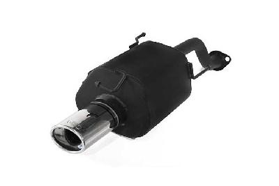 Ulter Sport, Einddemper, Staal, Enkel Ovaal 120x80mm, Honda, CIVIC VI, 1.4 16V 55/66kW, 1.5 VTEC-E 16V 66/85kW, 1.6 16V 83/93kW, 95-01   HATCHBACK   5-Doors, Past op originele middendemper/katalysator