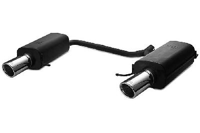 Ulter Sport, Einddemper L+R, Staal, Enkel Rond 90mm, Mazda, MAZDA 6 facelifting, 1.8 88kW, 2.0 108kW, 2.0TD 89/105kW, 2.5 125kW, 2007-, SEDAN. HATCHBACK, Past op originele middendemper/katalysator