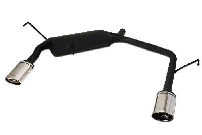 Ulter Sport, Einddemper L+R, Staal, Enkel Ovaal 120x80mm, Opel, VECTRA-C, 1.8 16V 90/103kW, 2.0T 16V 129kW, 1.9CDTi 74/88/110 kW, 2.0 DTI 74/92 kW, 2003-   COMBI, Past op originele middendemper/katalysator