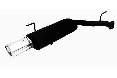 Ulter Sport, Einddemper, Staal, Enkel Ovaal 120x80mm, Opel, VECTRA-B, 1.6 16V 74kW, 1.8 16V 85kW, 2.0 16V 100kW, 09/95-09/99, Hatchback.   Sedan, Past op originele middendemper/katalysator