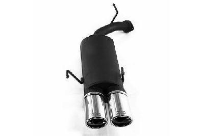 Ulter Sport, Einddemper, Staal, Dubbel Ovaal 95x65mm, Opel, VECTRA-B, 1.6 16V 74kW, 1.8 16V 85kW, 2.0 16V 100kW, 09/95-09/99, Hatchback.   Sedan, Past op originele middendemper/katalysator