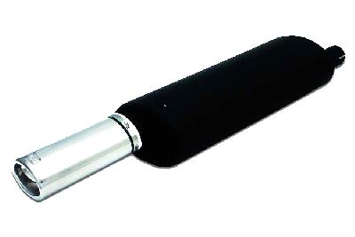 Ulter Sport, Einddemper, Staal, Enkel Ovaal 95x65mm, Opel, KADETT-E, 1.3 44/55kW, 1.4 44/55kW, 1.6 55/60/66kW, 1.8 62/66/74/82/85kW, 2.0 GSi 85kW, 84-91  HATCHBACK, Past op originele middendemper/katalysator