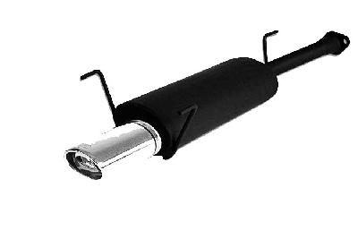 Ulter Sport, Einddemper, Staal, Enkel Ovaal 120x80mm, Opel, ASTRA-G, 1.6 16V 74kW, 1.8 16V 85/92kW, 2.0 16V 100kW, 99- 03   COUPE, Past op originele middendemper/katalysator