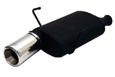 Ulter Sport, Einddemper, Staal, Enkel Rond 100mm, Peugeot, 406, 1.6 65kW, 1.8 66kW, 1.8 16V 82kW, 95-01  SEDAN, Past op originele middendemper/katalysator