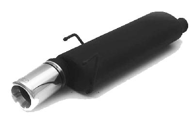 Ulter Sport, Einddemper, Staal, Enkel Rond 80mm, Peugeot, 306, 1.1i 44kW, 1.4i 55kW, 1.6i 66kW, 1.8i 74kW, 94-   HATCHBACK, Past op originele middendemper/katalysator