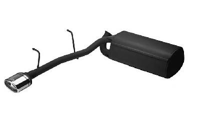 Ulter Sport, Einddemper, Staal, Enkel Ovaal 120x80mm, Renault, LAGUNA II, 02/2001-, 1.6 16V  81/85 kW, 1.8 16V  87 kW, 2.0 16V  99/103 kW, 1.9 dCi 70/74/81/85/88/92/96 kW, 2.2 dCi   102/110 kW, Past op originele middendemper/katalysator
