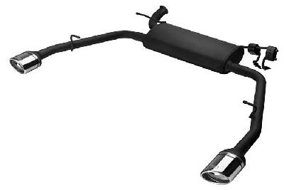 Ulter Sport, Einddemper L+R, Staal, Enkel Ovaal 120x80mm, Renault, LAGUNA III GRANDTOUR, 2008-, 2.0 dCi 96/110kW, Past op originele middendemper/katalysator
