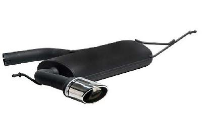 Ulter Sport, Einddemper, Staal, Enkel Ovaal 120x80mm, Seat, LEON. LEON FR, 1.4 64kW, 1.6 75kW, 2.0 FSI 110kW, 1.9 TDI  77kW, 2.0 TDI 100/103/125kW, 2005-, Past op originele middendemper/katalysator