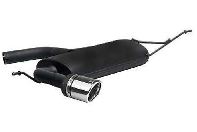 Ulter Sport, Einddemper, Staal, Enkel Rond 90mm, Seat, LEON. LEON FR, 1.4 64kW, 1.6 75kW, 2.0 FSI 110kW, 1.9 TDI  77kW, 2.0 TDI 100/103/125kW, 2005-, Past op originele middendemper/katalysator
