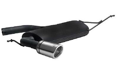 Ulter Sport, Einddemper, Staal, Enkel Rond 90mm, Seat, ALTEA, 1.4 64kW, 1.6 75kW, 2.0 FSI 110kW, 1.9 TDI  77kW, 2.0 TDI 100/103kW, 2004-, Past op originele middendemper/katalysator