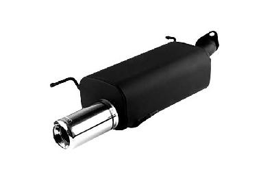 Ulter Sport, Einddemper, Staal, Enkel Rond 100mm, Suzuki, SWIFT, 1.3i 16V 68kW, 1.5i 16V 75kW, 2005-, Past op originele middendemper/katalysator