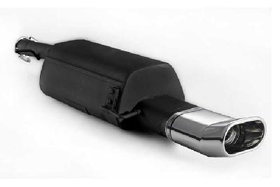 Ulter Sport, Einddemper, Staal, Enkel plat ovaal 145x75mmDTM, VW, PASSAT 3B/3BG, 1.6 74kW, 1.8 20V 92kW, 1.8T 110kW, 1.9 TDi 66/81/85kW, Sedan. Variant, 96- 05, Past op originele middendemper/katalysator